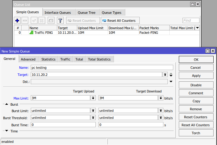 queues traffic client