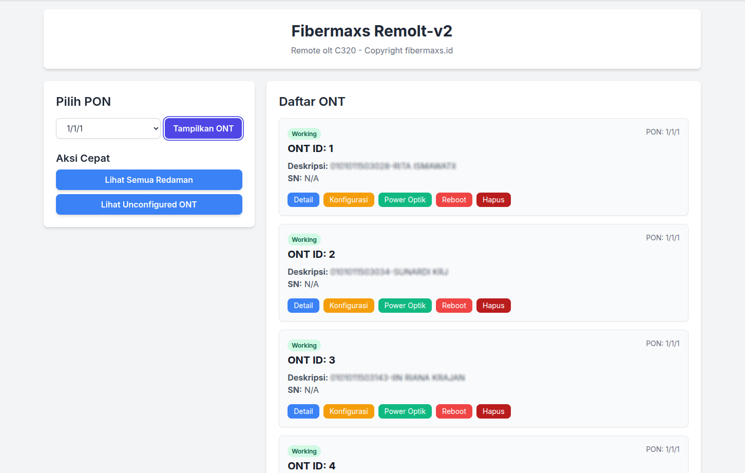 foto tampilan remolt
